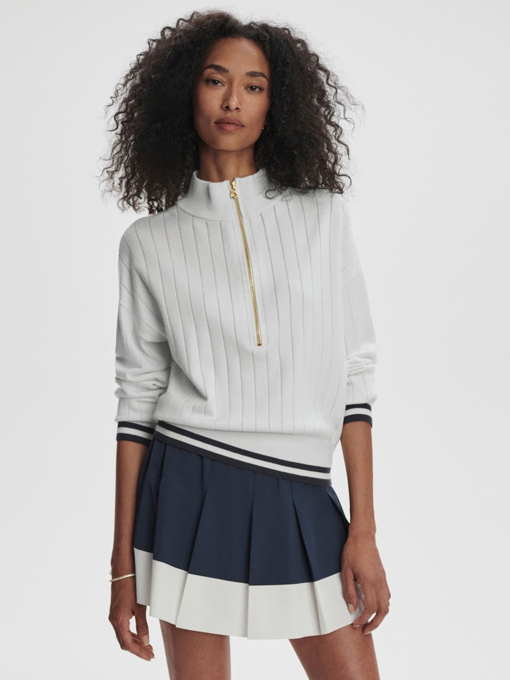 VARLEY Aliyah Half-Zip Knit